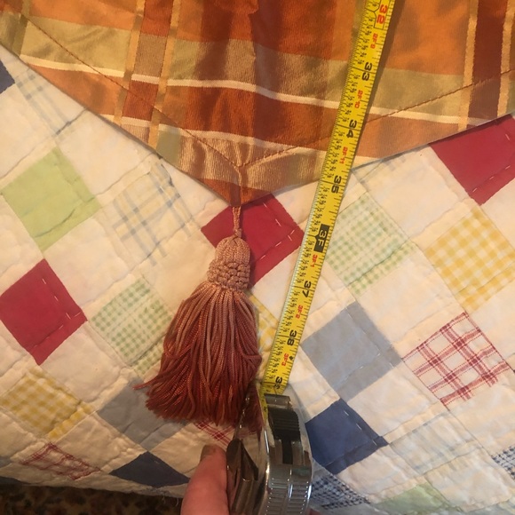 Chris madden set of 5 wales silk valance’s - Picture 6 of 6